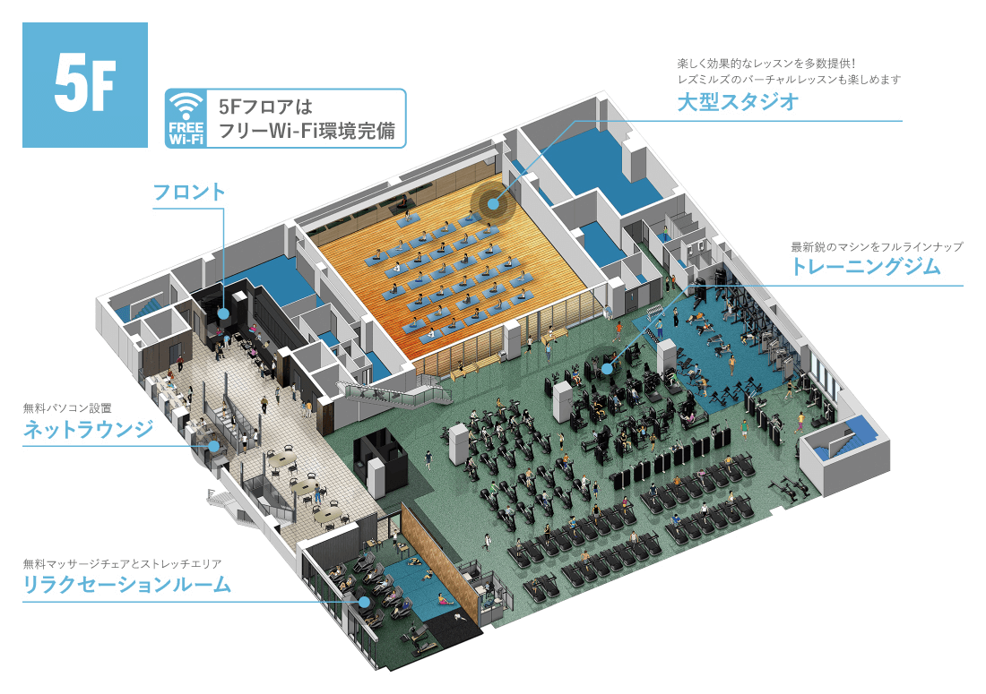 ココカラ本厚木 5F パース